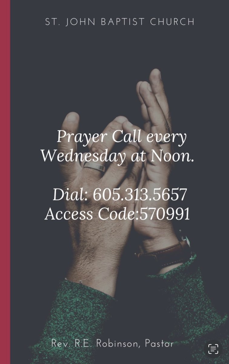 Prayer is our direct line to our Savior! Join us for corporate prayer at Noon today &amp; Sunday at 9:00 am! #prayerchangesthings #sjbcgary