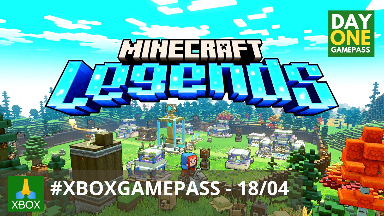 Minecraft chega ao Xbox Game Pass em abril