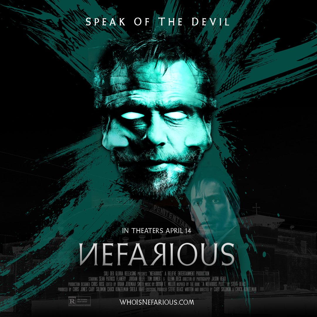 ENTER TO WIN tickets to the ultimate psychological thriller! In Nefarious, a convicted serial killer claims he's a demon and predicts the psychiatrist evaluating him will commit three murders of his own. Head over to our facebook post and LIKE. COMMENT. SHARE to be entered to win