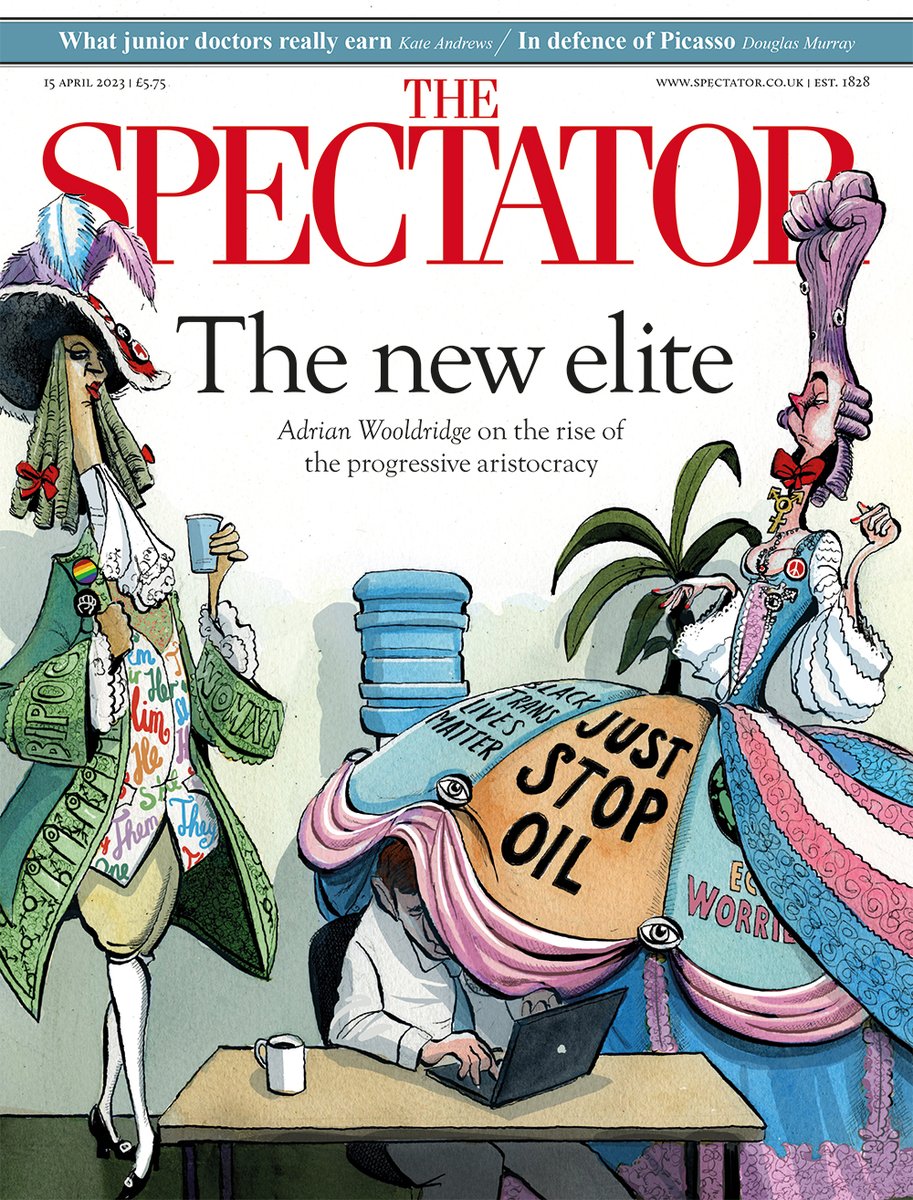 spectator's tweet image. 🗞 The end of meritocracy: how virtue trumped ability
 
✍️ In mag:
 
• Kate Andrews on what junior doctors really earn
• James Heale on how the Sunak attack ads reveal the split in Labour
• Paul Wood on the dangerous shadow war between Iran and Israel
 
subscribe.spectator.co.uk