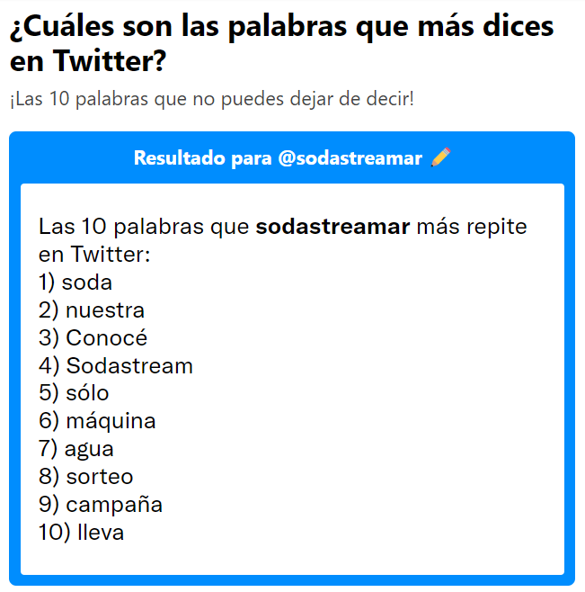 Parece que nos gusta hablar mucho de la soda 🤭

#10palabras