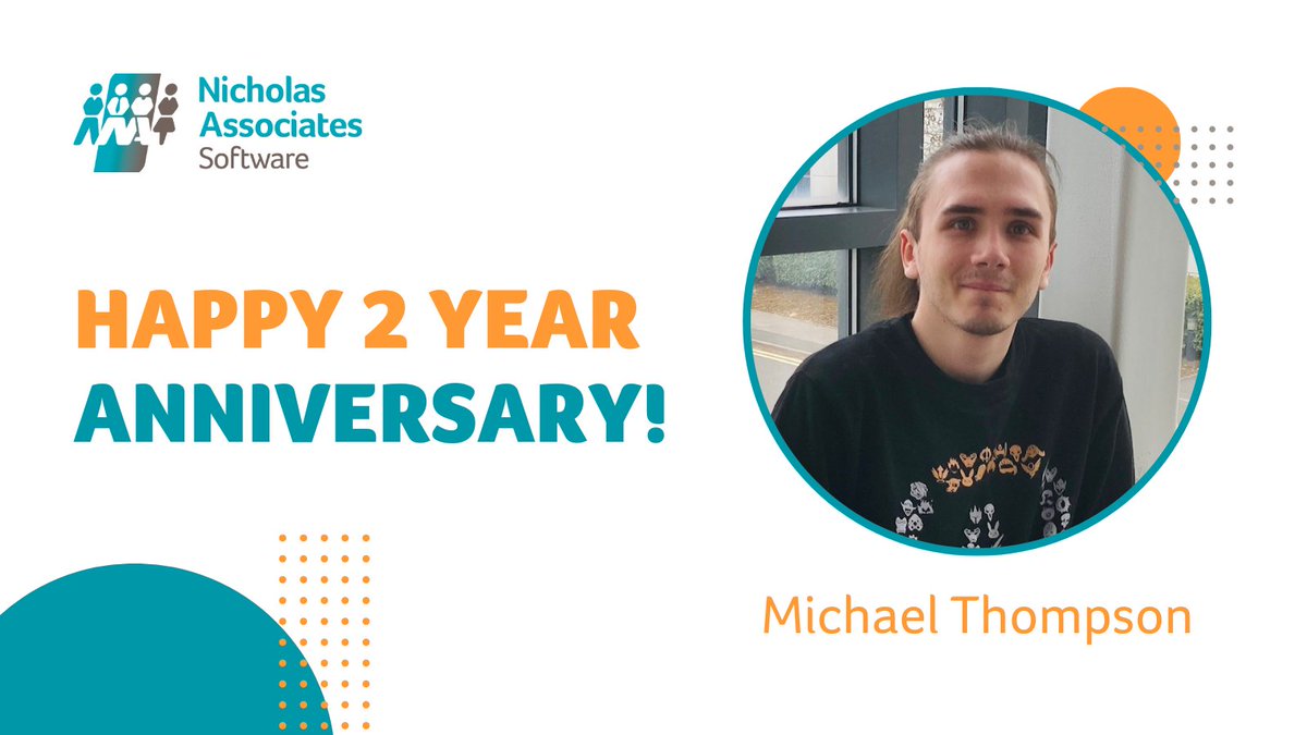 Today Michael Thompson celebrates 2 years with us 🏆
⠀⠀⠀
Thank you for your continued service and dedication to Nicholas Associates! 🎉
⠀⠀
#workanniversary #employeeappreciation
