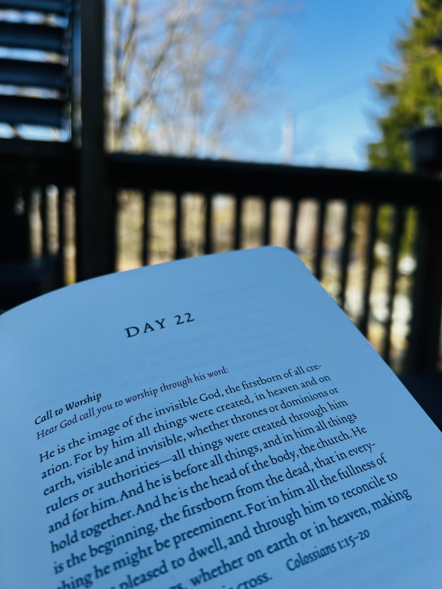 sdhunt's tweet photo. “all things were created through him and for him.”

Such a proclamation to meditate upon this morning in the spring air as the sun rises and the birds call out and flowers begin to rise from the earth. 

Through him and for him. Amen https://t.co/5cMr6ooWo7