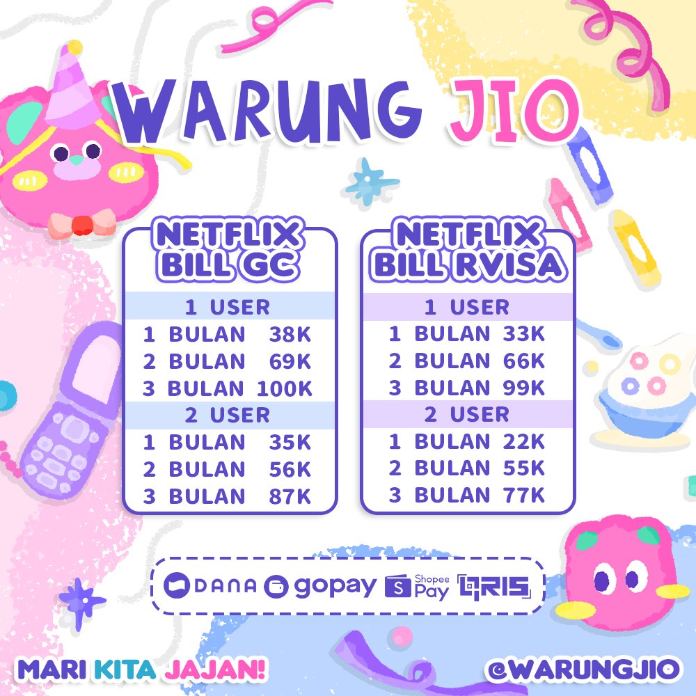comewdy's tweet photo. start 22k/bulan siap copas 🧸🍡
FULL GARANSI ☀️
Payment : Spay, Dana, Gopay, Ovo, QRIS
Testi : https://t.co/dNy86cRGDf
Wa : https://t.co/reY1Avfx1Z https://t.co/R24bHlELWz
