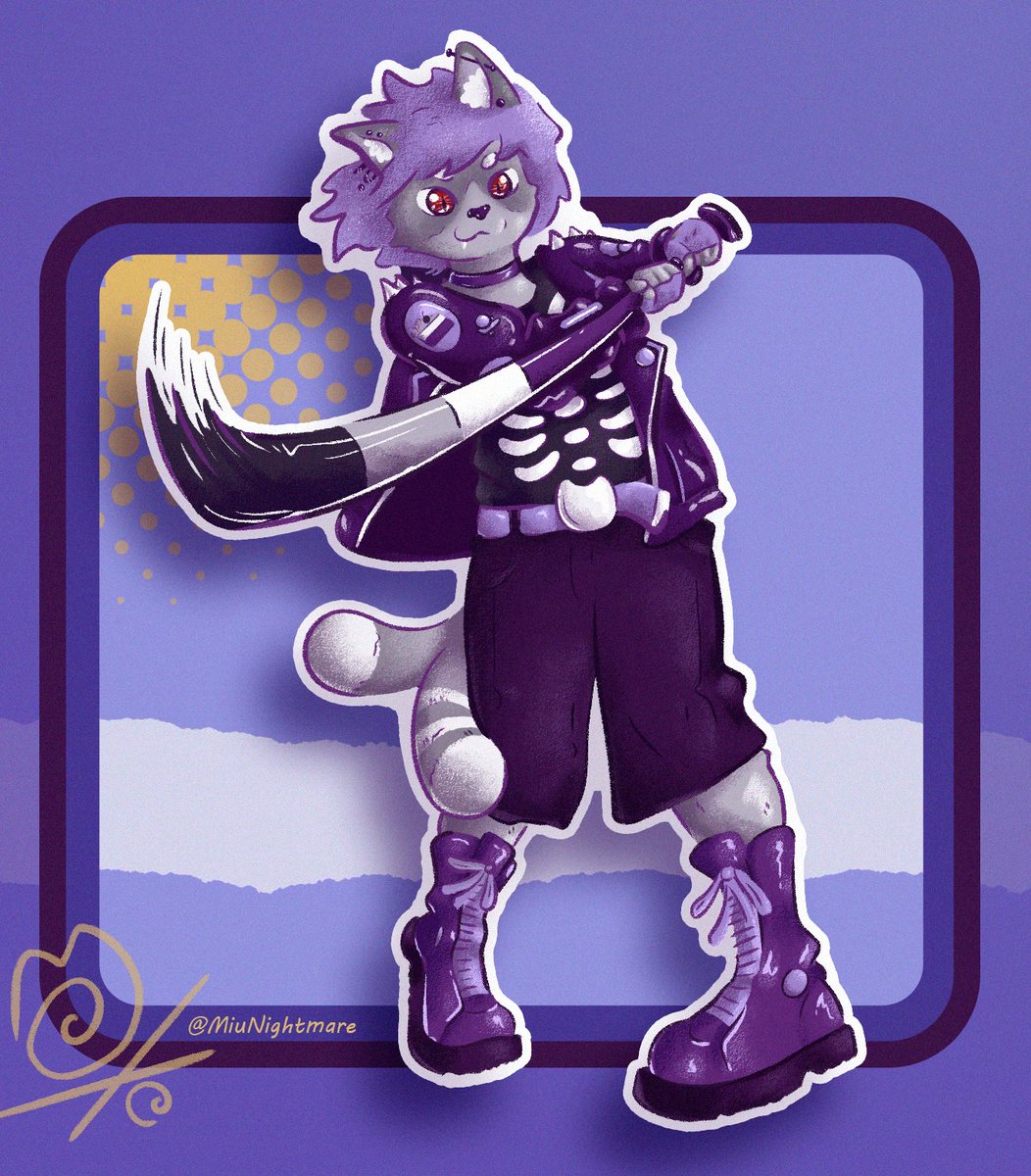 MiuNightmare's tweet photo. He dibujado mi avatar de este picrew 💜 https://t.co/MgfjcWdllB