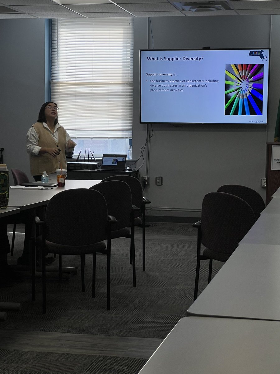 Thank you to Amanda LaCroix from the MA Supplier Diversity Office for speaking to our members today about Diverse Business Certification. #supplierdiversity #sdo #worcesterma