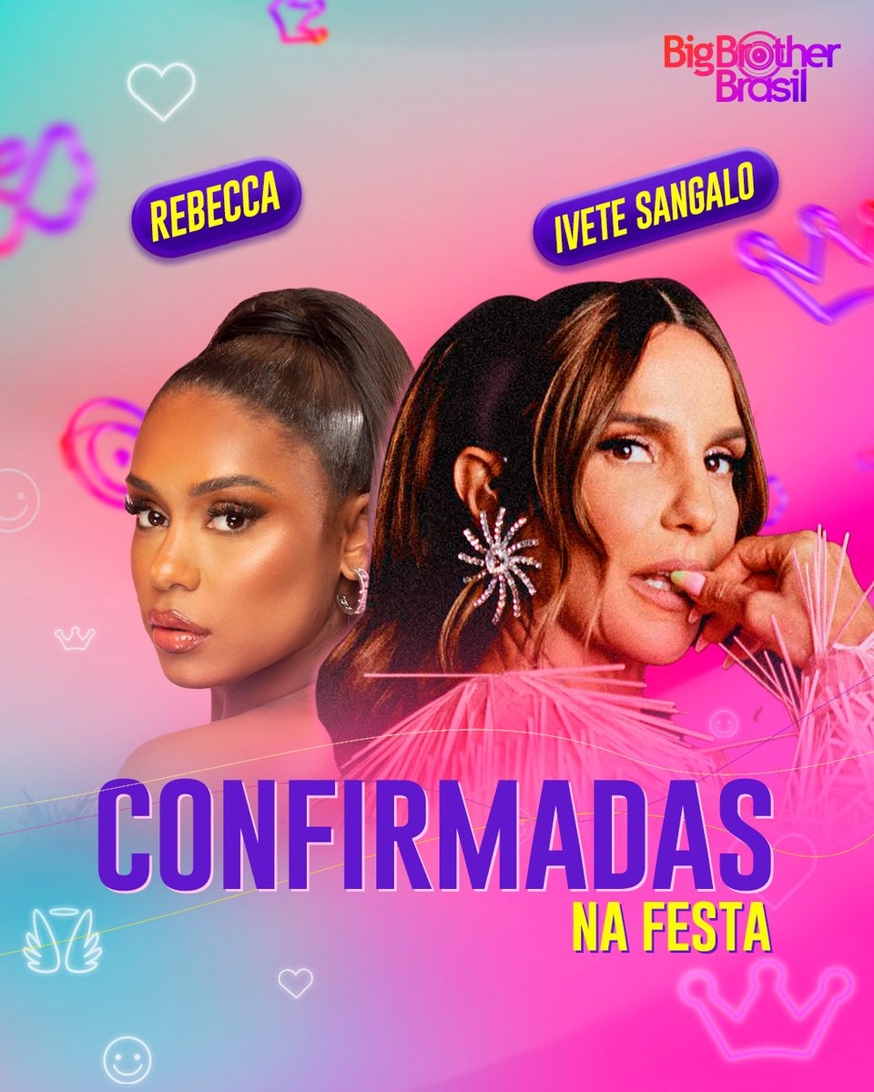 ivetealais's tweet photo. Avisa que hoje vai ter crias da Ivete ao som do 150 no @bbb Hoje é dia de FESTÃO e quem comanda é rainha @ivetesangalo com participação da musa @RebeccaOficial!
#criadaivete #ivetesangalo   #ivete #ivet  #ivet30 #mcRebecca #Rebecca
#BBB23 #RedeBBB #BBB #bbb2023 https://t.co/I3vWofHuaJ