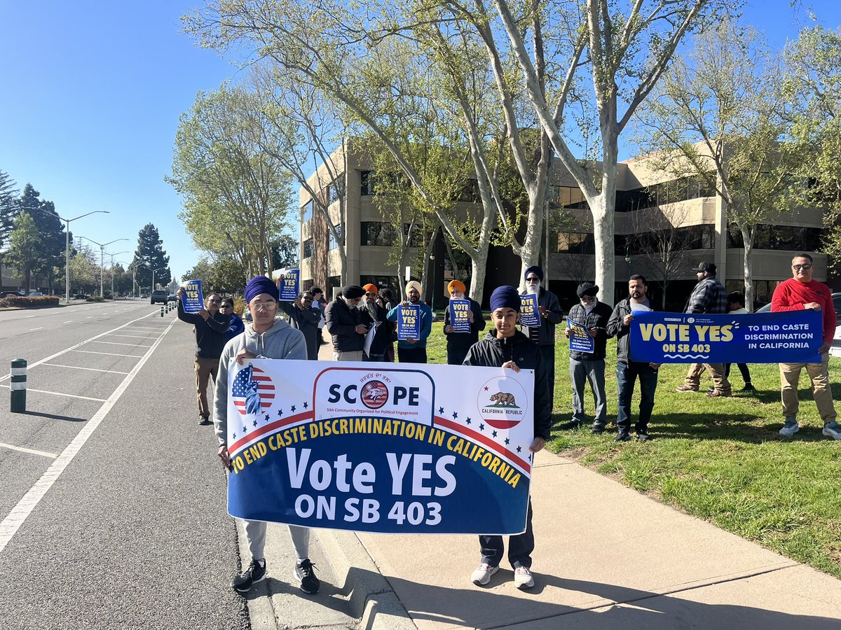 aishabbwahab's tweet photo. Met a large coalition of Indian Americans in Fremont wanting to discuss SB403! We heard their thoughts, concerns, and answered questions. I’m meeting with more and more individuals on this historic bill. SB403 will prohibit the discrimination based on caste. https://t.co/UXhWQ5YTZz