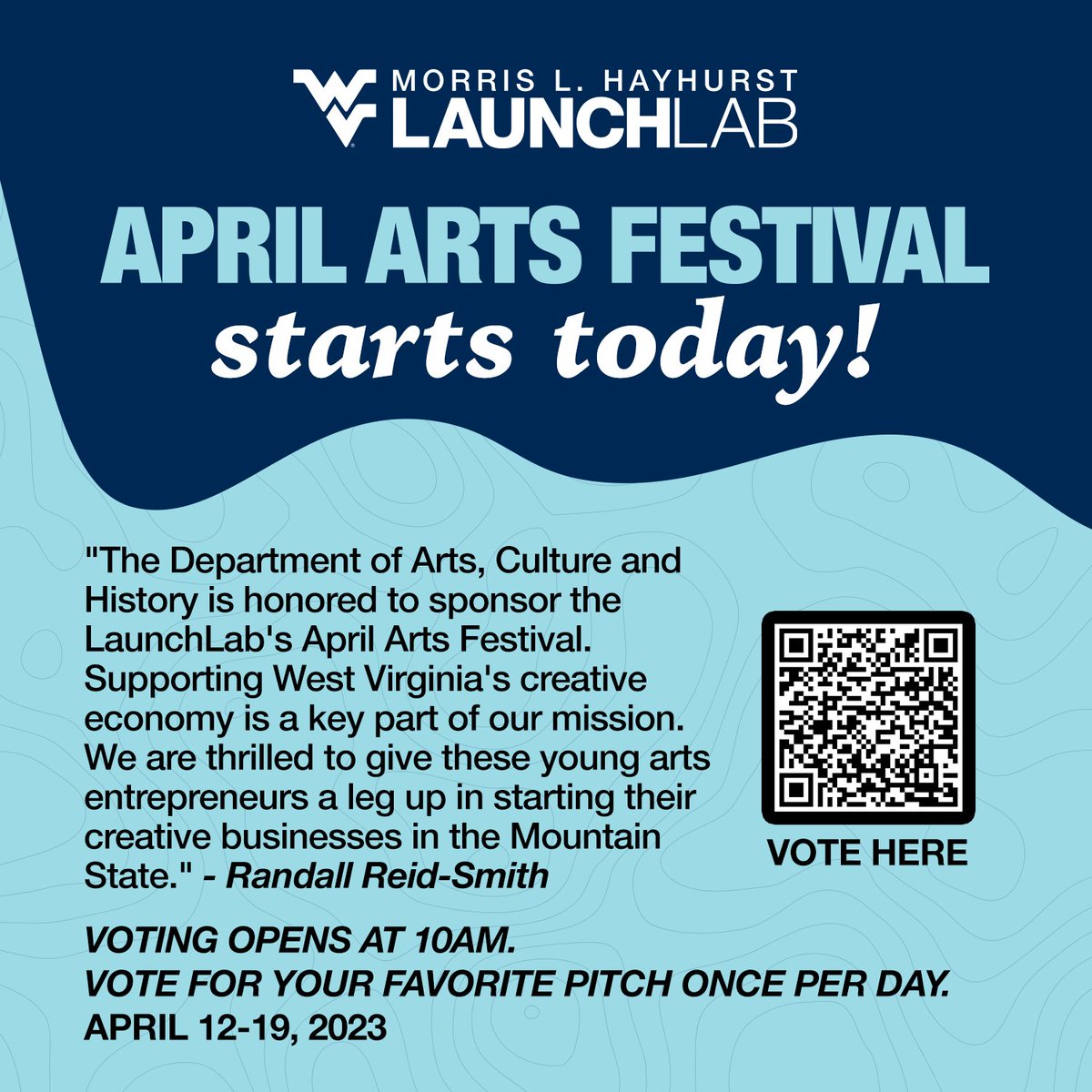 The April Arts Festival starts today!

Go vote for your favorite artists here:
newsouthmedia.secondstreetapp.com/Launchlab-2023…