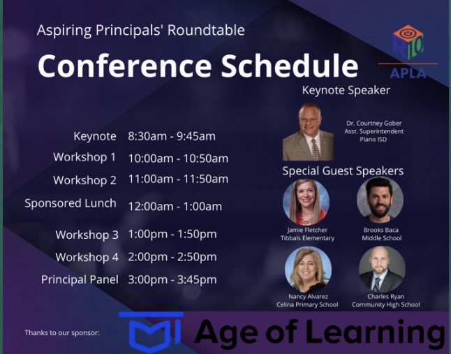 Our last APLA for the year happening now! It has been a pleasure serving our Assistant Principals across Region 10! <a href="/Region10ESC/">Region 10 ESC</a> <a href="/R10APLA/">R10 APLA</a>