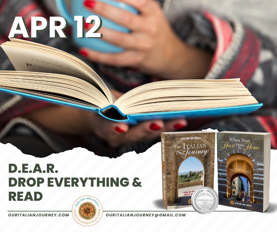 _italianjourney's tweet photo. Enjoy the day!
#ouritalianjourney #italianjourney #love #happy #modicabooks #suchaniceday #aniceday #nicedaytoday #nicedayforit #havenicedayeveryone #havaniceday #truestories #welovebooks #memoirauthors #booksgalore #bookloversunite #memoirwriters #dear #read https://t.co/zp7qEnz9I0