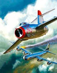 pip525's tweet photo. 12 апреля 1951 года советские
ВВС устроили американцам
«черный четверг» в небе над
Кореей, сбив 12 бомбардировщиков В29 и 5
истребителей прикрытия. 
12 апреля — черный день ВВС США https://t.co/KCfgjpP8YD