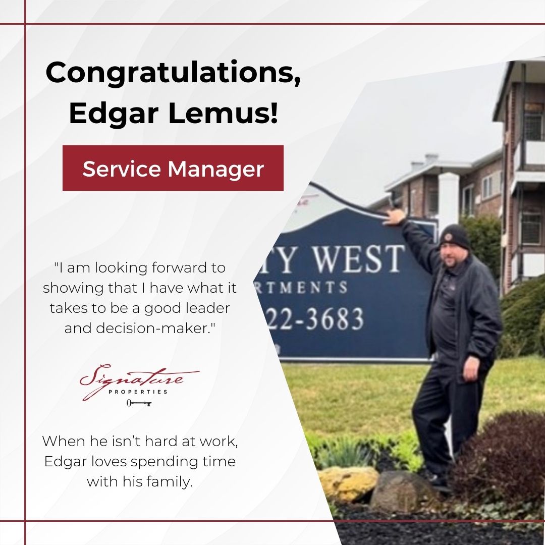 #Promotions #MeetTheTeam #MultifamilyApartments #ApartmentHomes #BaltimoreMD #WashingtonDC #MultifamilyHousing #SignatureProperties