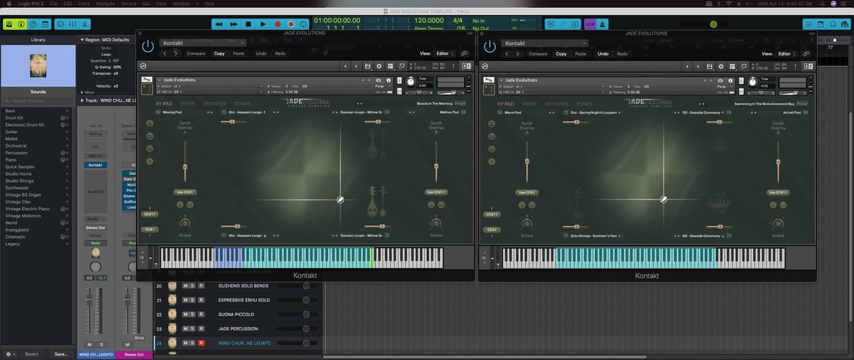 DavidTardy_DMT's tweet photo. Strezov Sampling's JADE EVOLUTIONS + JADE ETHNIC ORCHESTRA = 😲❤️😊
https://t.co/0BQmVyPFzt https://t.co/iQkTQMNWpD