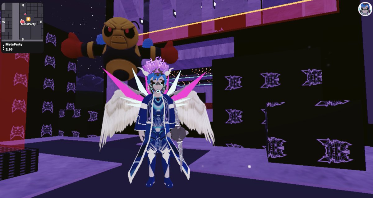 daoezi's tweet photo. OMG I found the Boss... @MetaPartyDCL #MPBossBee https://t.co/wbnE0QmSl0