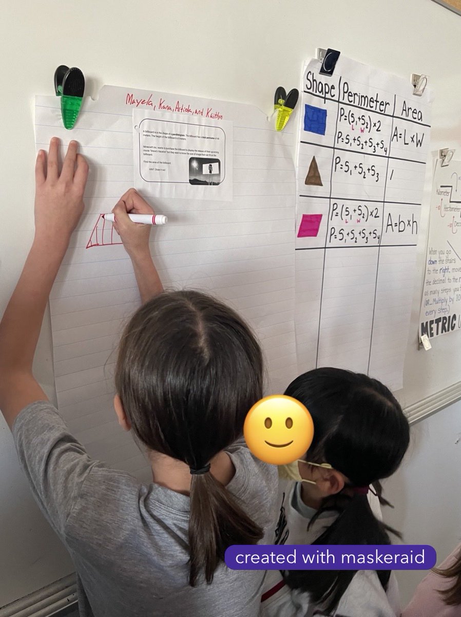 MJS_teach's tweet image. Rich conversations, active problem-solving and feelings of support and encouragement as we explore area and perimeter! Portable 9 is rocking the teamwork! ⁦@lkwwrdsb⁩ ⁦@wrdsb⁩