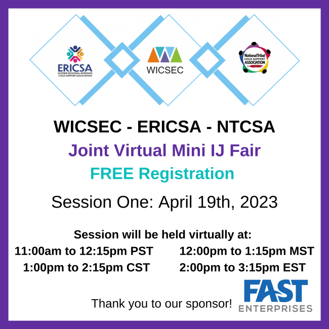 Did you say FREEEEE??!!  Get signed up for Session 1 of the WICSEC-ERICSA-NTCSA Joint Virtual Mini IJ Fair TODAY! Hurry before it's too late!!  #alltheknowledge #learningisfun #ericsa1963 #virtualminiijfair #registertoday