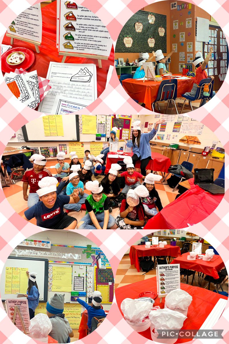 Miss_Verdin's tweet photo. Cheers to my last formal observation of student teaching! 🥳 We learned about Author’s Purpose, they persuaded me to give them a piece of pie! The kids loved every moment of it! Thank you to the best mentor for all the help!❤️ @dloera77 @FieldsFalcons #FieldsInpires #soarhigh https://t.co/7hpxt5EEuT