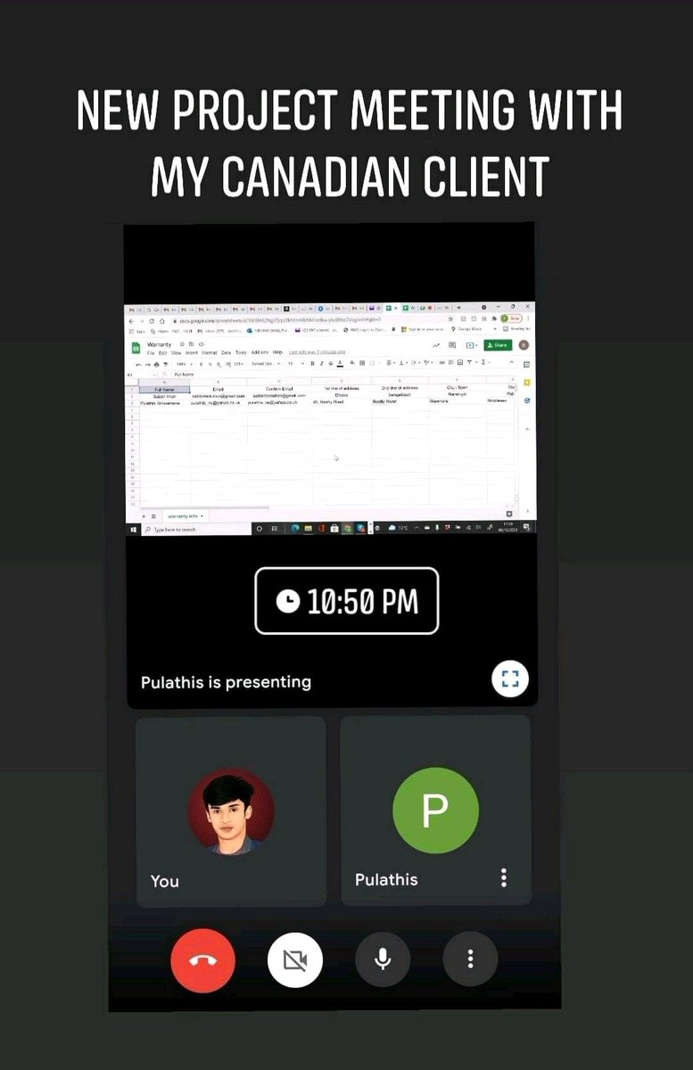 sabbirofficials's tweet photo. Meeting Time With My New Canadian client. New #wordpresswebsite design project.

#wordpresswebsite #wordpressdesigner #landingpagedesigner #freelancer #websitedesigner #elementorwebsite #elementorexpert #sabbirahmed https://t.co/AYZjouRSqa