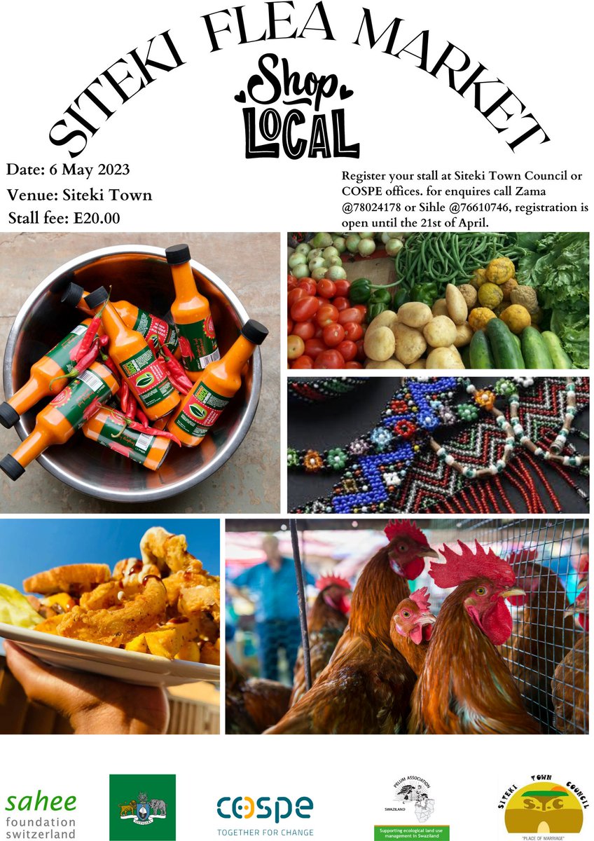 cospe_swaziland's tweet photo. Save the date! 
#supportlocalmarkets https://t.co/uTshxBdfeQ