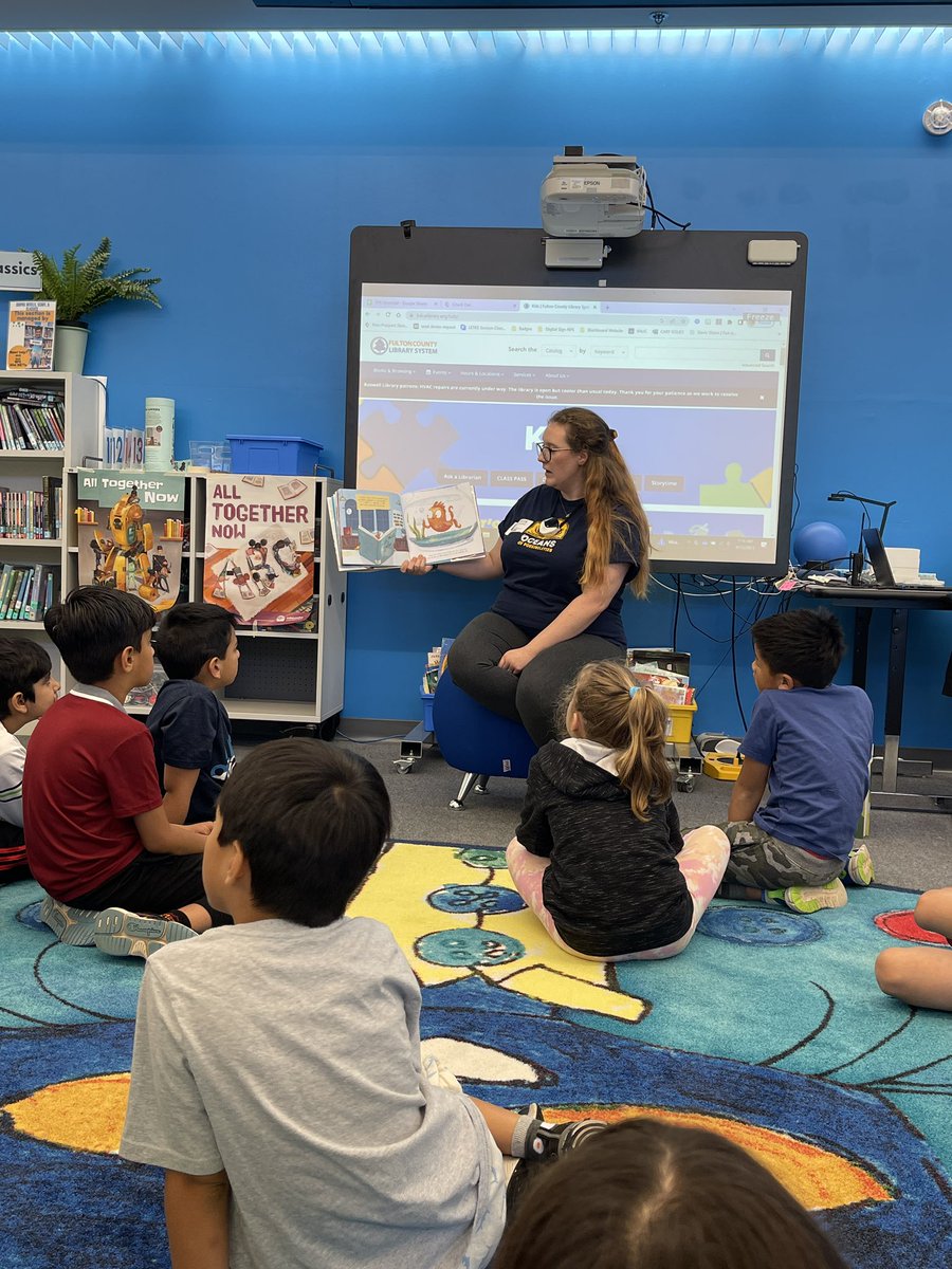 What an amazing day w/ <a href="/fulcolibrary/">Fulton County Library System</a> Alpharetta Children’s Librarians!! We learned about all the amazing things the public library offers to kids and families for Summer Reading and all year long. Check your Thursday folder! 📚<a href="/FultonCoSchools/">FultonCountySchools</a> #fcsmeti <a href="/FcsMedia/">FCS Media Services</a> <a href="/NPESprincipal/">Amy Booms Lemons</a>