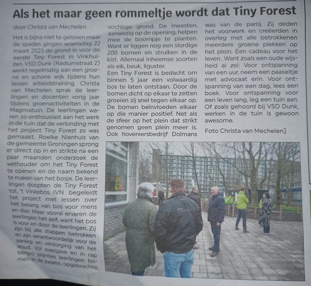 #tinyforest <a href="/Vinkhuizen/">Vinkhuizen</a> :)