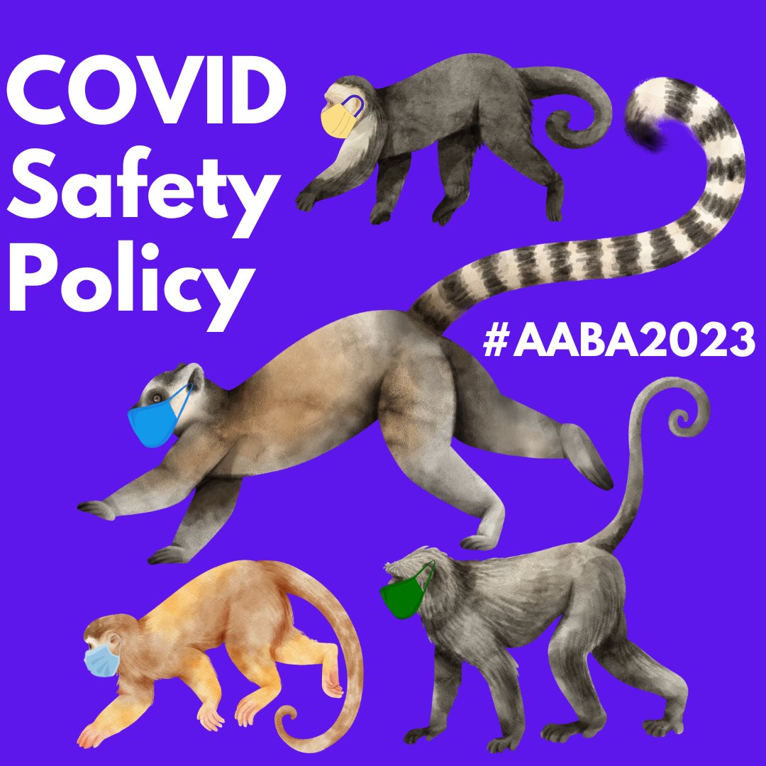 #AABA events in Reno start one week from today! As you get your posters printed, your presentations ready, and your bioanth-themed shirts packed, make sure you are familiar with and prepared for our COVID Safety Policy. All the info you need is here: bioanth.org/meetings-and-w…