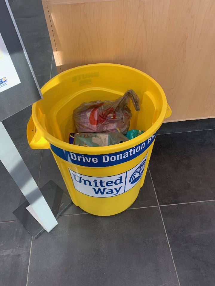 We're 2 days in and our bin is already nearly full! Thanks to everyone who has donated already.  Let's keep this going! 😃
.
.
#UnitedWay #MarcusTheatre #periodpoverty #BDPL #MenstrualDrive #donations #donate #GoodCause