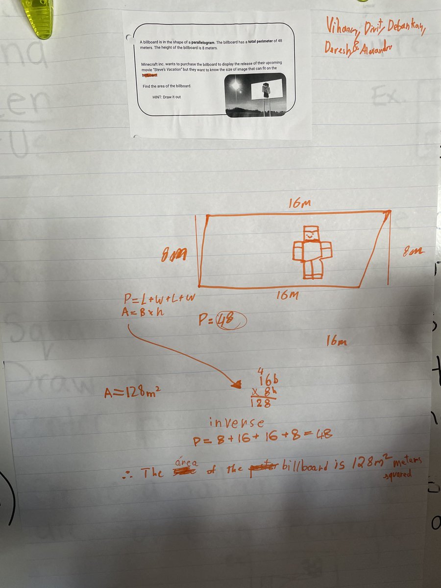 MJS_teach's tweet image. Communicating our thinking is vital to help us develop a deeper understanding! Portable 9 ROCKS! ⁦@lkwwrdsb⁩ ⁦@wrdsb⁩