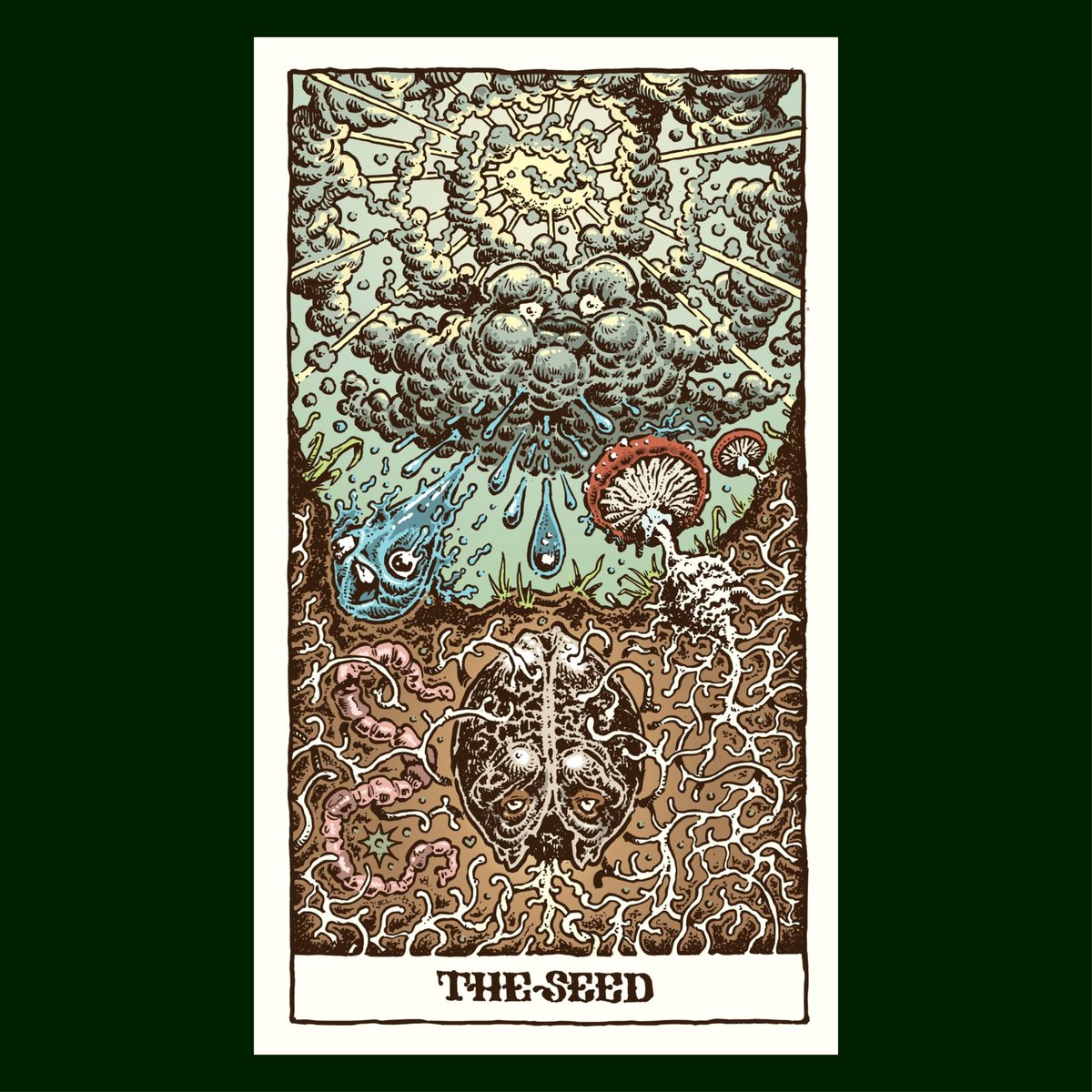 peimsloot's tweet image. Not every airdrop is a good airdrop, but if it comes from @staymossy you know you gonna get some top shelf art. We get 'The seed' as Motherplant owners, and I love it. Canabis Tarot, here for it! @ReeferRascals