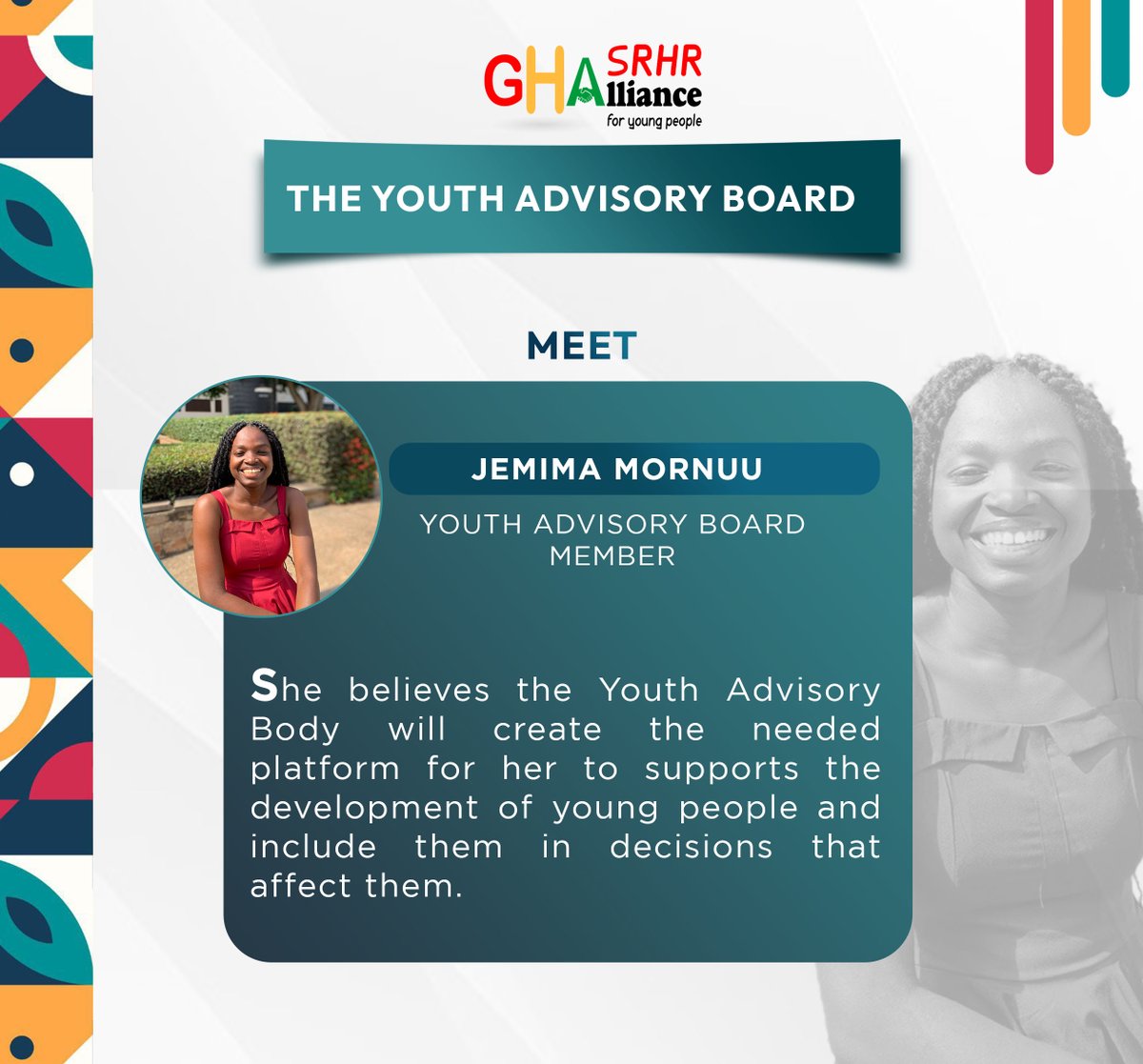TheGHAlliance's tweet photo. @NaaAtswei20 believes she has the platform to support the development of young people as a member of the youth advisory board.

#VoicesoftheYouth https://t.co/aaek3FAqNt