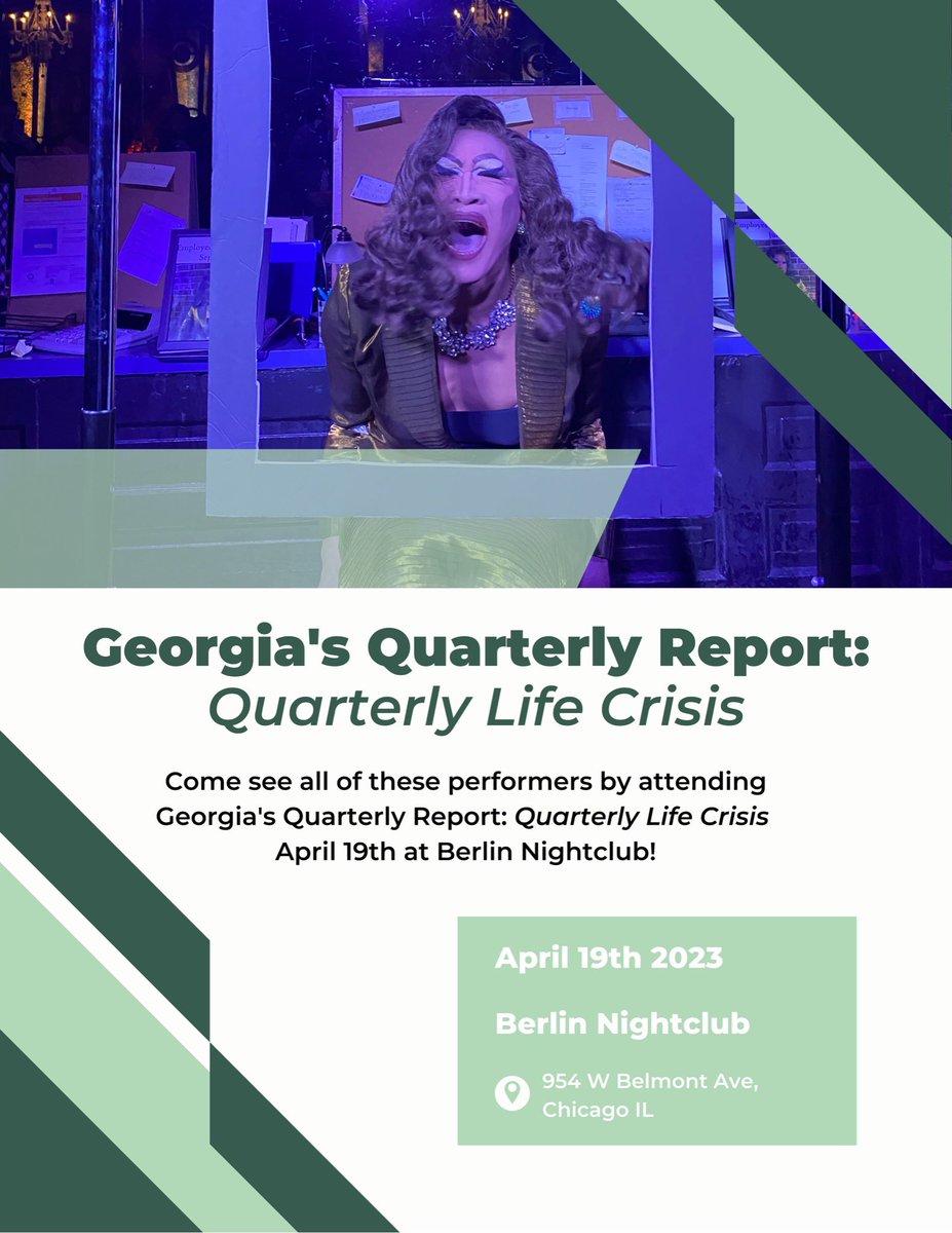 We’re 1 week away from Georgia’s Quarterly Report: ‘Quarterly Life Crisis’!! In the meantime, ➡️swipe➡️ to learn more about our featured presenters in Georgia’s Quarterly Report: The Report Q1 2023 edition!! . And as always, you can download a pdf version on my insta😉