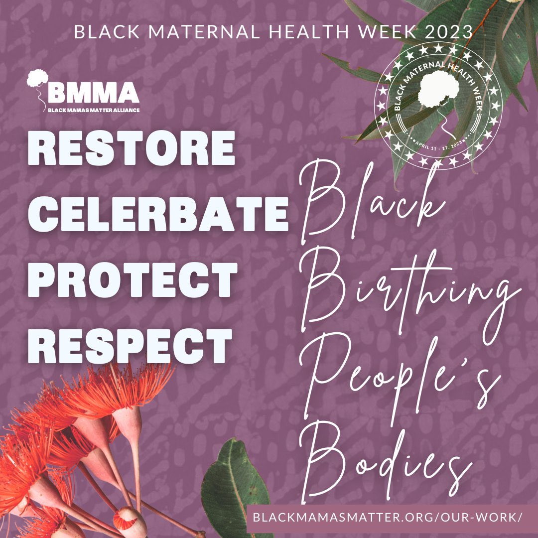 PoderosasNY's tweet photo. This years theme is: "Our Bodies Belong to Us: Restoring Black Autonomy and Joy! 

We are grateful for this vital work &amp; excited to following along and amplify! 

Some NY faves we're 👀🖤: 
@BxRebirth 
@AncientSong7 
@BirthingPlaceBx 
@JustBirthSPACE https://t.co/jXtoXYH12p