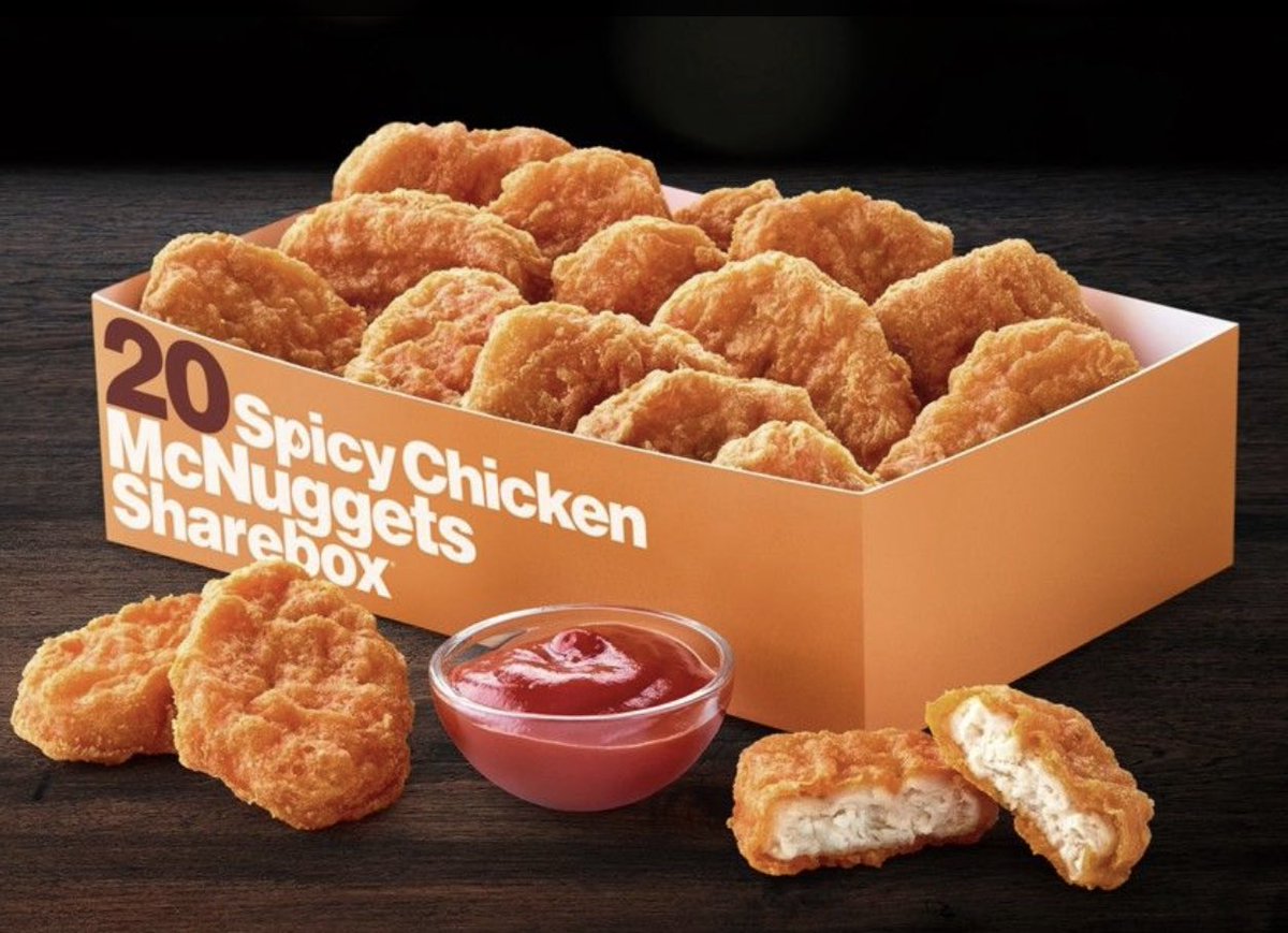 jayjeyteevee's tweet photo. #McDonaldsShouldHave Spicy McNuggets all the time https://t.co/23g2NvUMBK
