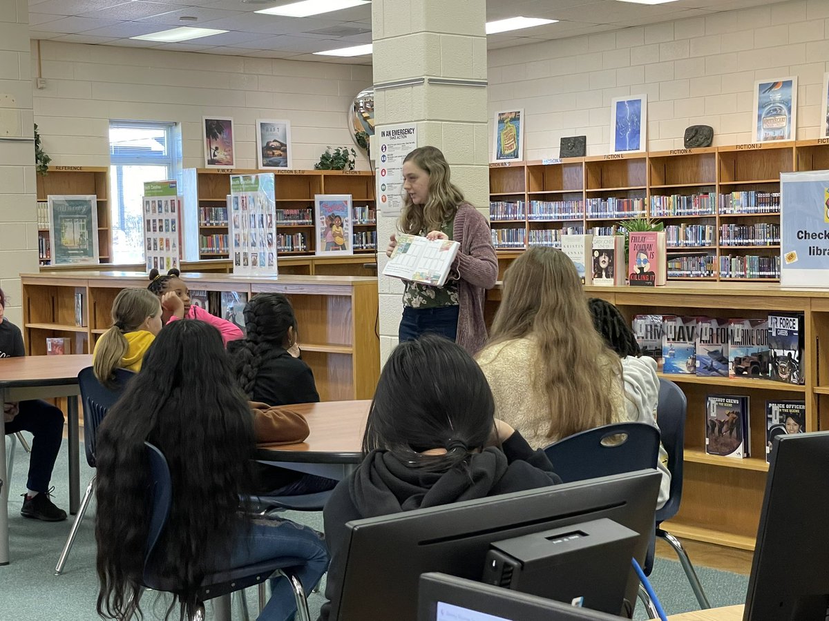 Today, Team 5-4 heard Bethany Brooks, explain her role as a book lover, book journaler, and book influencer on Instagram. She encouraged students to set goals, make reading fun and creative, and just read. 
#learnservegiveasone
#YSD1forImpact
#connectedasone