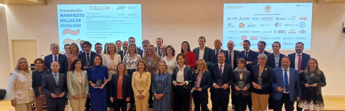 Como parte de nuestro compromiso por la #diversidad y el fomento del talento femenino, <a href="/Alstom_es/">Alstom España</a> se ha sumado al Manifiesto por la igualdad de oportunidades en el sector de la #Movilidad , impulsado por <a href="/AsocEyC/">EJE&CON</a> 
#MillasdeIgualdad