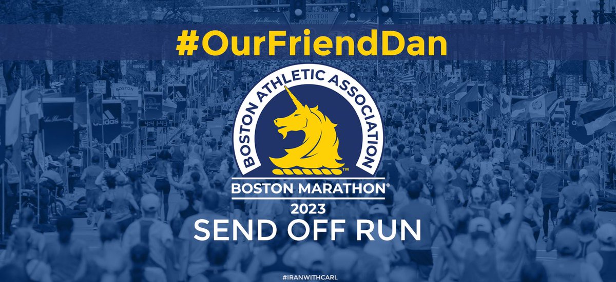 carljsamuelson's tweet photo. It’s the week prior to #PatriotsDay; making it time for another @bostonmarathon #SendOffRun for #OurFriendDan.
A limited edition #IRanWithCarl badge to him; and, for all, cheers of:
Good Luck!
Have Fun!!
Do Work!!! https://t.co/NYuFYEQrQT