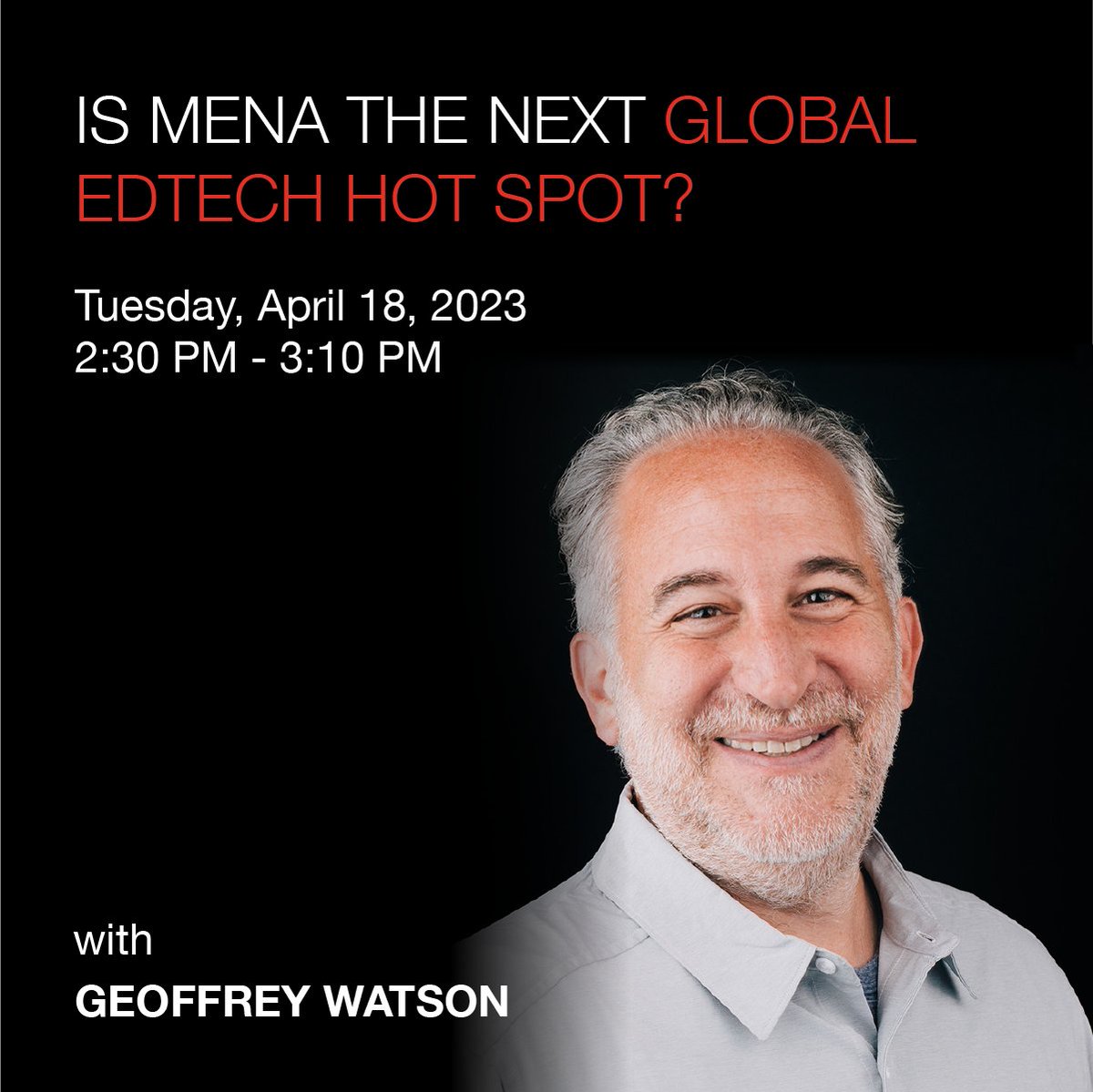 minervaproject's tweet photo. If you are attending @asugsvsummit, don’t miss our sessions on April 17, “Hybrid is the New Normal” w/ @JamesGenone, April 18, “Rethinking the Ivory Tower: Navigating the Future of HigherEd” w/ Ben Nelson, and April 18, “Is MENA the Next Global EdTech Hot Spot?” w/ Geoff Watson. https://t.co/ehz3eMwD3d