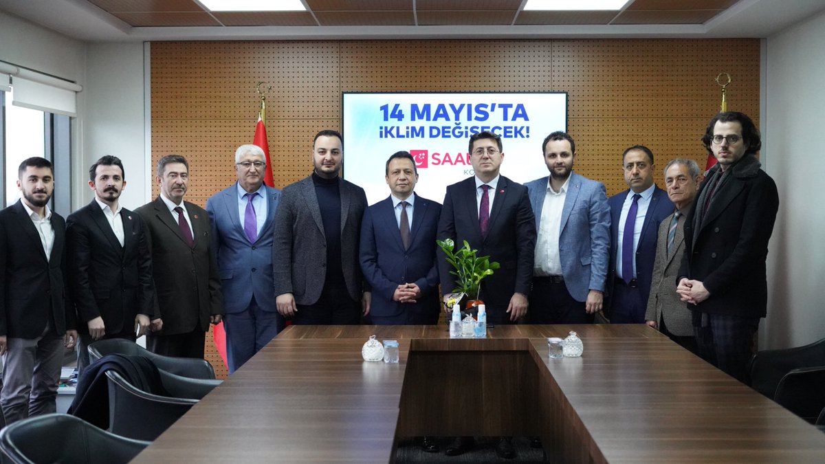 KocaeliyeDEVA's tweet photo. Seçim çalışmalarımız kapsamında İl Başkanımız Semih Taşveren, İlçe Başkanlarımız ve İl Yönetimimiz, Saadet Partisi Kocaeli İl Başkanı Zafer Mutlu ve Yönetimini ziyaret etti.
.
#kocaelideva #2023 #devapartisi #milletvekili #demokrasi #derhal #bugun #atılım #adalet https://t.co/LHLETB33b6