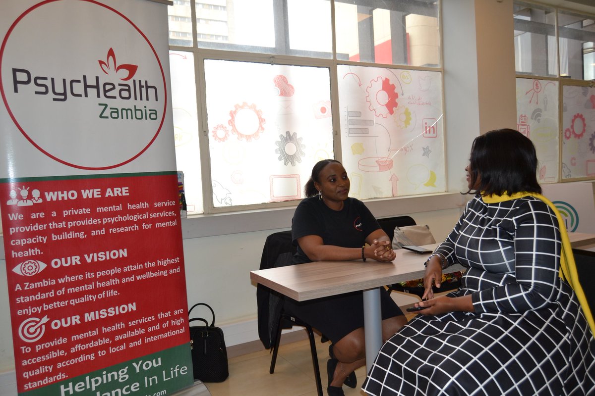 PsycHealthZ's tweet photo. A very big thank you to @zanacoplc for hosting @PsycHealthZ and it's partners @FitCityZambia and Fathima Abdoola at the Zanaco Wellness Expo last week!
#Zanacodoeswellness #Zanacowellnessexpo #Weekofwellness #mentalhealthstand #fitnessstand #nutritionstand #wellnessextravaganza https://t.co/C8JVdRsrR8