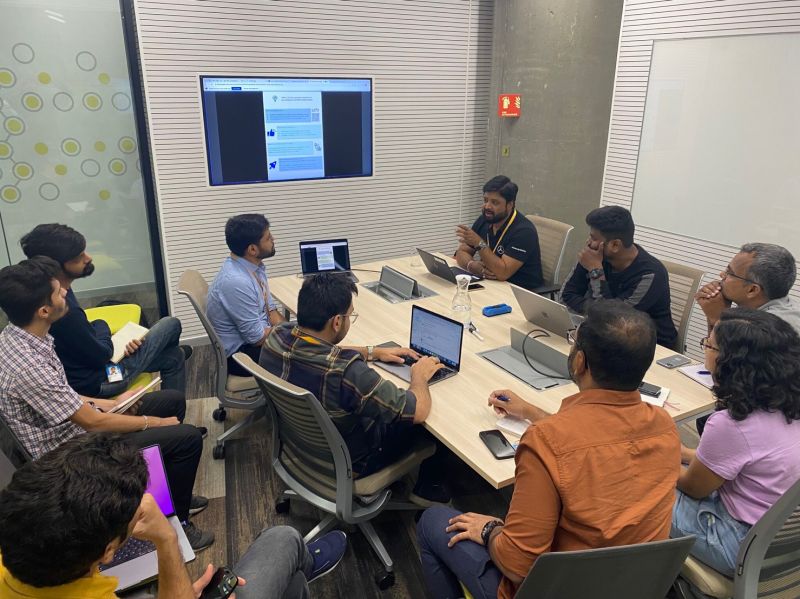 srivats_s's tweet photo. #Partner #hackathon for @SAPConcur in @saplabsindia #SAPExperienceCenter
bringing together diverse group of domain, technology experts n partner Orgs to collaborate on solving complex issues. Drive #innovation with partner extensions @gowda_ramu @gangadharansind @MuhammadAlamMS https://t.co/0vrrDF1qew