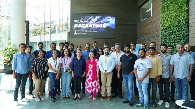 srivats_s's tweet photo. #Partner #hackathon for @SAPConcur in @saplabsindia #SAPExperienceCenter
bringing together diverse group of domain, technology experts n partner Orgs to collaborate on solving complex issues. Drive #innovation with partner extensions @gowda_ramu @gangadharansind @MuhammadAlamMS https://t.co/0vrrDF1qew