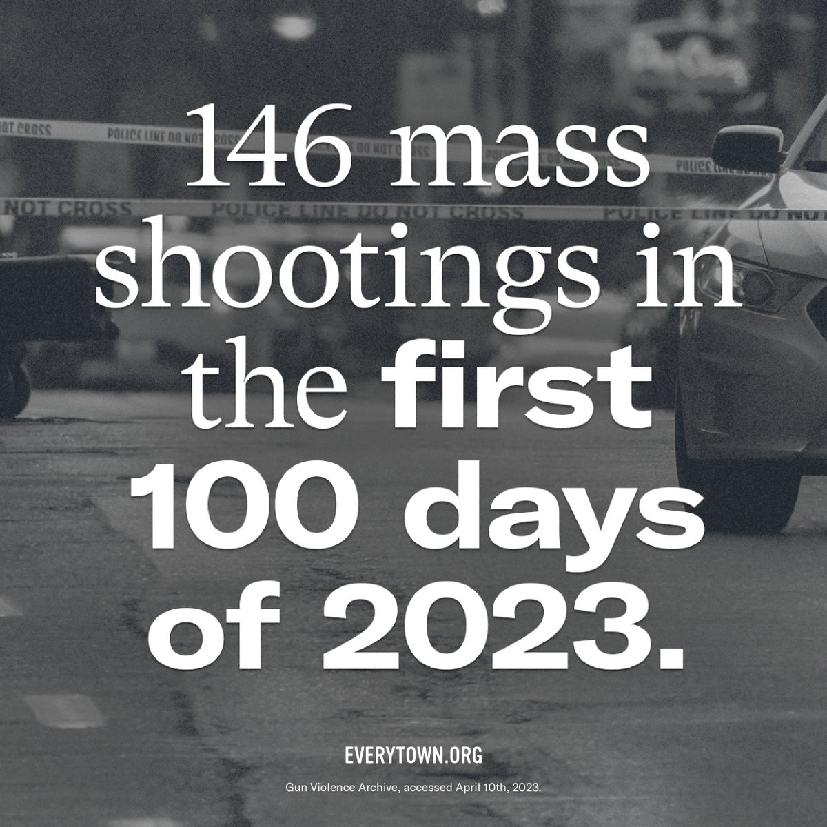 Everytown's tweet photo. There have been more mass shootings than days this year.

If you’re #FedUp with lawmakers protecting the gun lobby and gun makers instead of our lives, join us in working to #EndGunViolence: Text FED UP to 644-33. https://t.co/73hZGHikOu