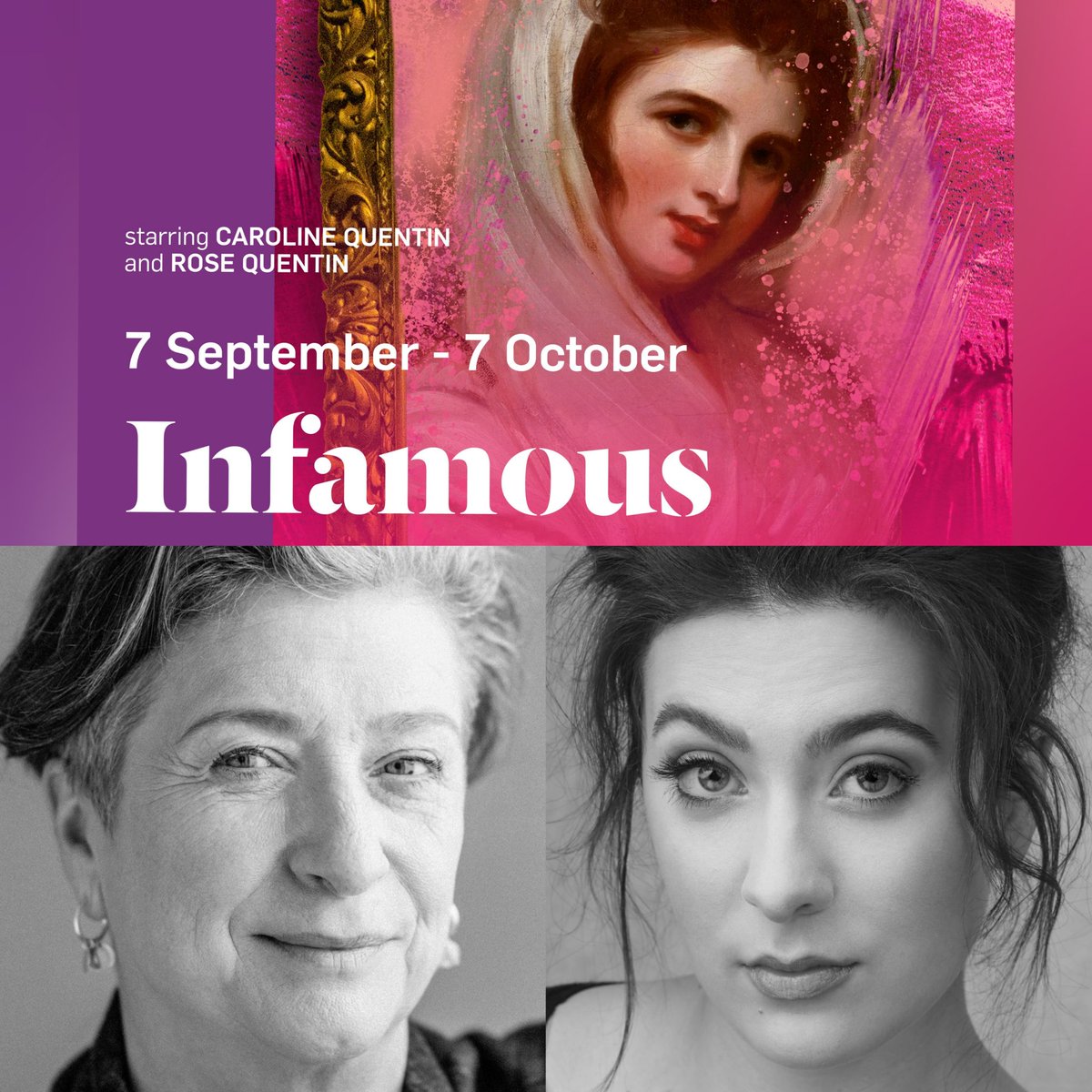ShaunTossell's tweet photo. NEWS: ⭐ INFAMOUS BY APRIL DE ANGELIS – WORLD PREMIERE ANNOUNCED FOR JERMYN STREET THEATRE – STARRING CAROLINE QUENTIN & ROSE QUENTIN ⭐
Read more - https://t.co/mYaaor2uy7 https://t.co/1tTxDvjua8