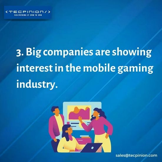 tecpinion's tweet image. Reasons that witness the tremendous growth of the Mobile Gaming Industry in upcoming years.🚀
.
.
.
.
.
.
.
#mobilegaming #mobilegamedevelopers #mobilegamingindustry #gamingdevelopers #gamedevelopmentcompany #sportsbetting #casinogames #fantasysports #ITcompany #Tecpinion