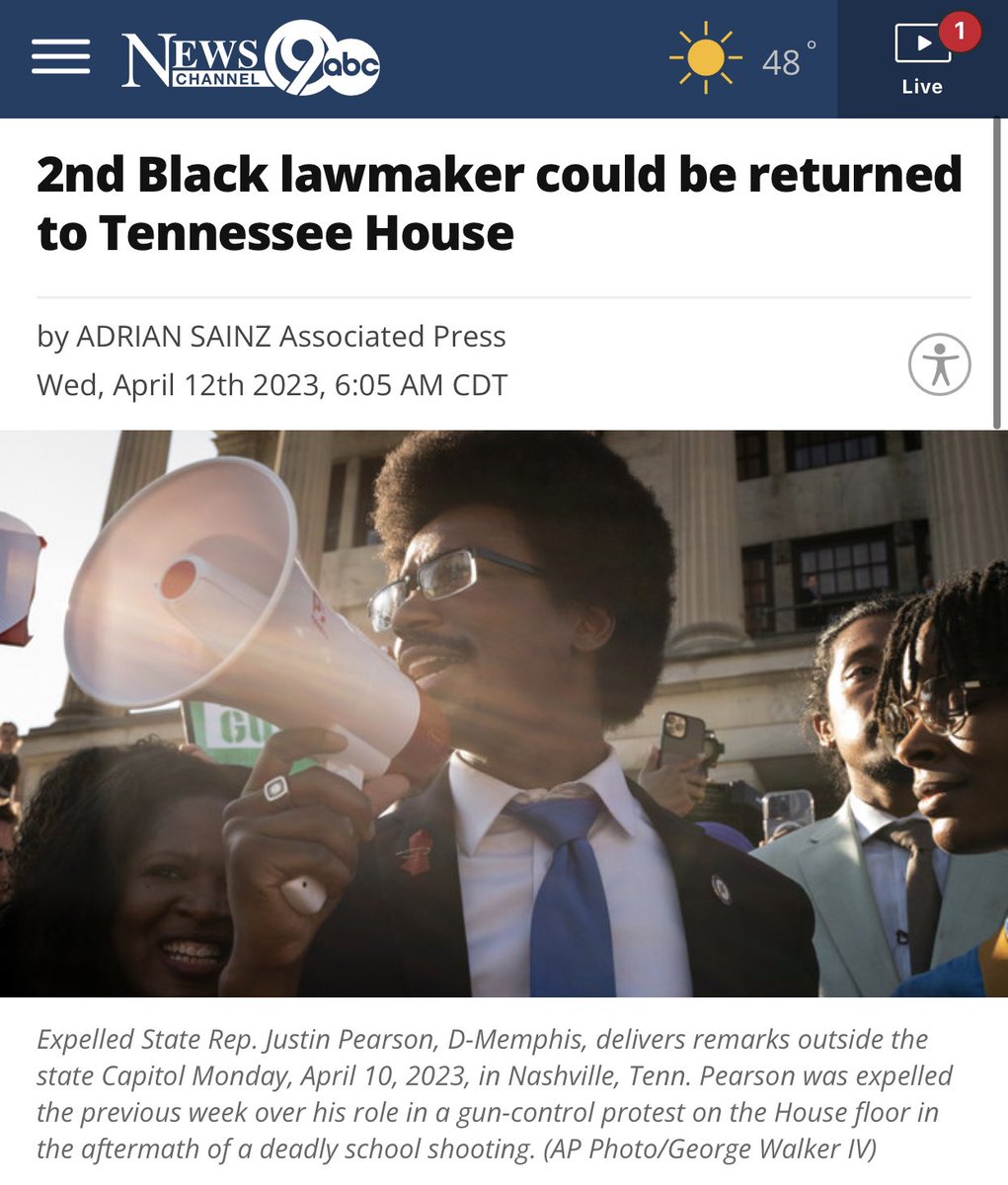 TODAY: It’s your turn, MEMPHIS. Send <a href="/Justinjpearson/">Justin J. Pearson</a> back. 
wlos.com/news/nation-wo…