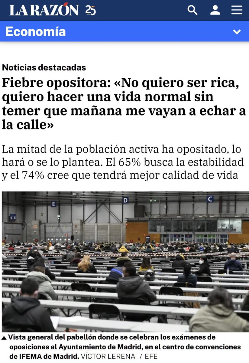 wallstwolverine's tweet photo. En otras palabras: No quiero exponerme a la incertidumbre y riesgos del sector privado, que lo haga otro y me pague a mí la seguridad de tener un puesto fijo pase lo que pase. https://t.co/a6dh8h0VXz