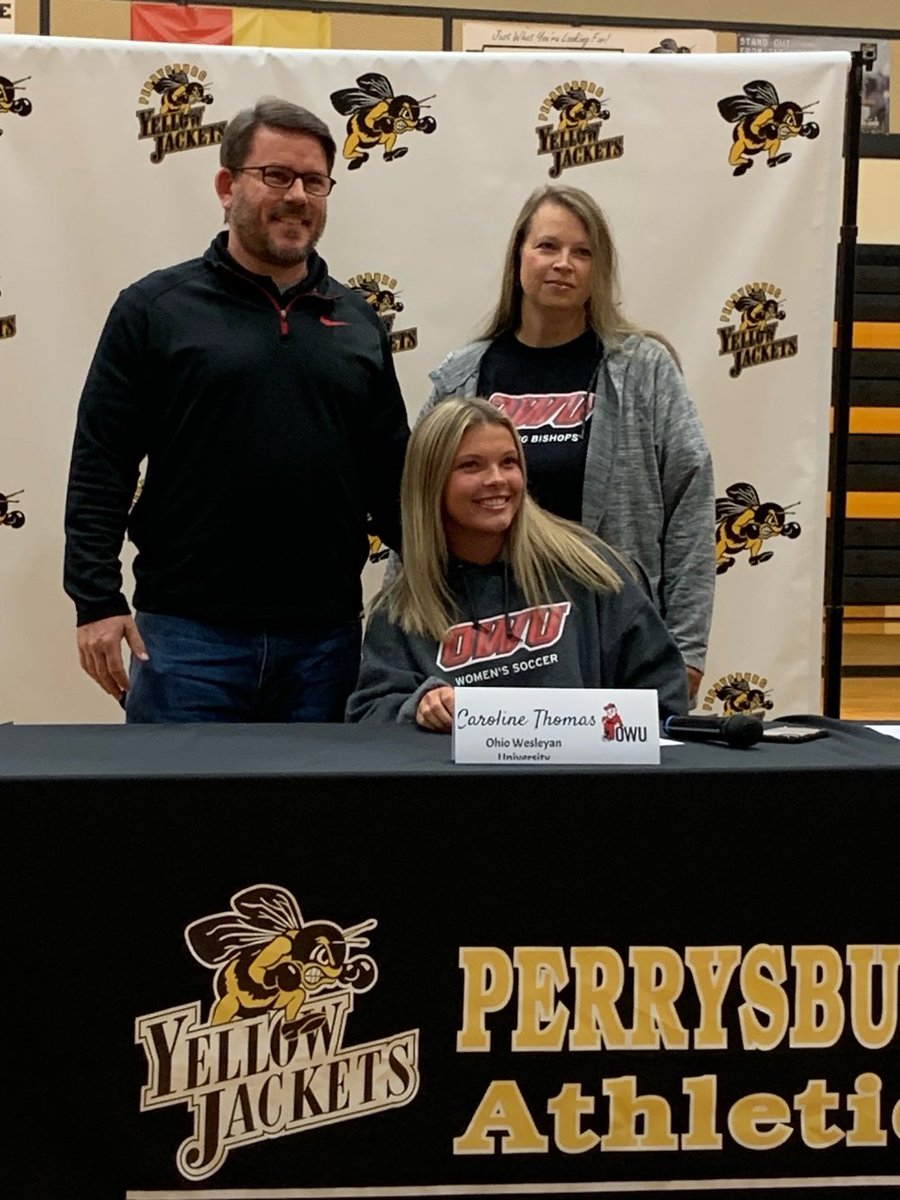PburgAthletics's tweet photo. Congratulations to Caroline Thomas on signing to play soccer at Ohio Wesleyan University! https://t.co/08aoE1wZpr