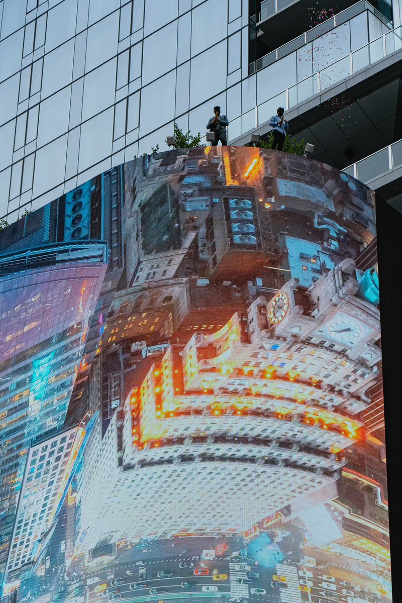 Who remembers when <a href="/DrifterShoots/">Drift</a> and I climbed a billboard with our photos on it for <a href="/NFT_NYC/">NFT.NYC</a>?

Photo by <a href="/NYC_Awaken/">Awaken</a>