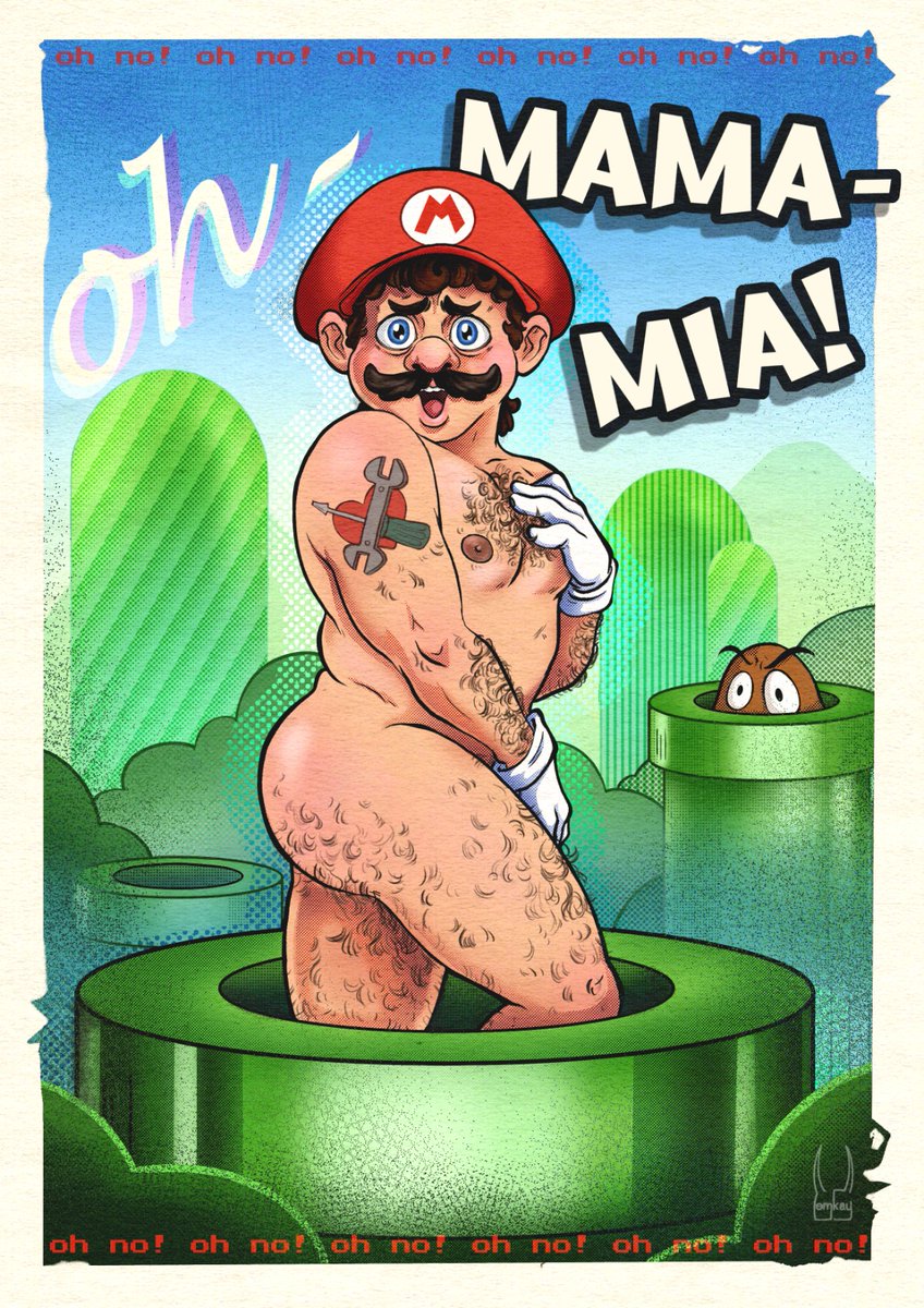 emkay_draws's tweet photo. I drew Mario pin-up just to feel something again

 #SuperMarioBros #supermario https://t.co/HITfztVxQr